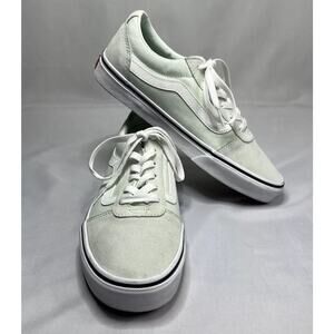 Vans Ward Suede Canvas Billowing Sail Green Sneakers Shoes Women's Size 9.5